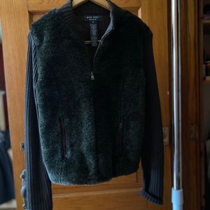 Nine West Faux Fur Wool Coat